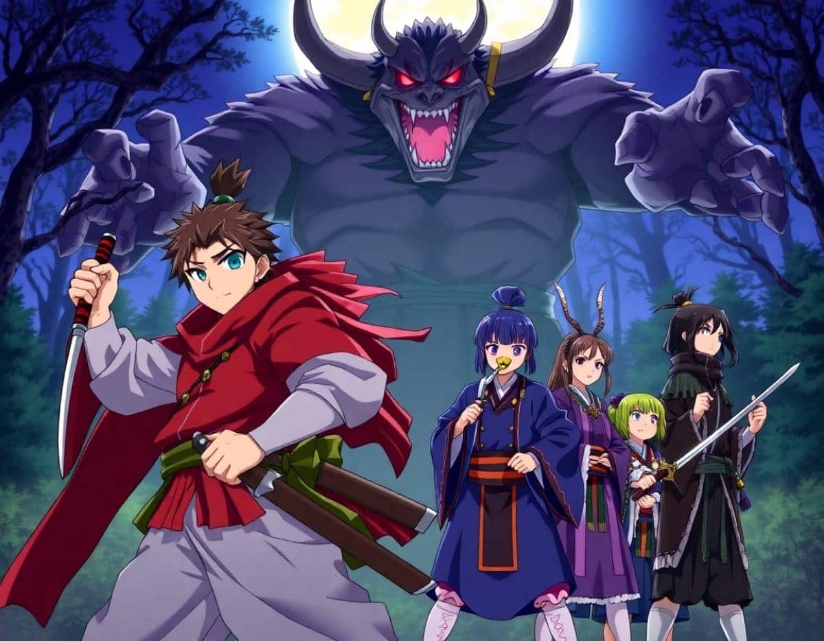 Key characters from Demon Slayer Season 5, including Tanjiro, Nezuko, Hashiras, and Muzan Kibutsuji.