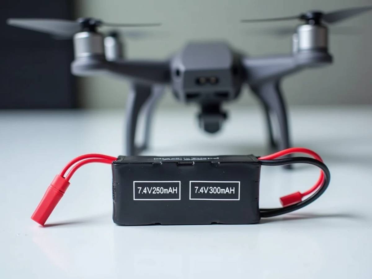 "Compatible batteries for Hubsan H501SS drone including 7.4V 2700mAh and 7.4V 3000mAh options."