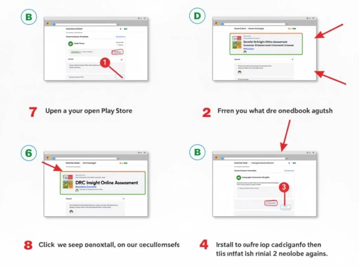 "Reinstalling the DRC Insight app on a Chromebook via the Google Play Store." 